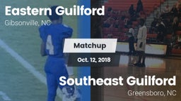 Matchup: Eastern Guilford vs. Southeast Guilford  2018