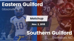 Matchup: Eastern Guilford vs. Southern Guilford  2018