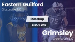 Matchup: Eastern Guilford vs. Grimsley  2019