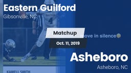 Matchup: Eastern Guilford vs. Asheboro  2019