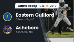 Recap: Eastern Guilford  vs. Asheboro  2019