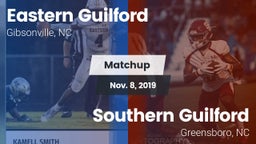 Matchup: Eastern Guilford vs. Southern Guilford  2019