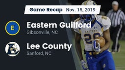 Recap: Eastern Guilford  vs. Lee County  2019