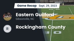Recap: Eastern Guilford  vs. Rockingham County  2023