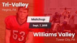 Matchup: Tri-Valley vs. Williams Valley  2018