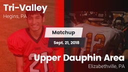 Matchup: Tri-Valley vs. Upper Dauphin Area  2018