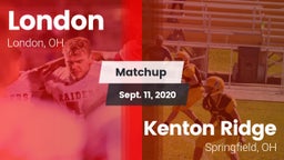 Matchup: London vs. Kenton Ridge  2020