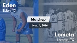 Matchup: Eden vs. Lometa  2016