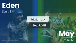 Matchup: Eden vs. May  2017