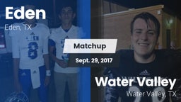 Matchup: Eden vs. Water Valley  2017