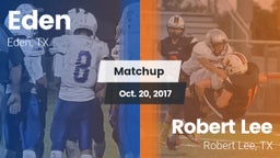 Matchup: Eden vs. Robert Lee  2017