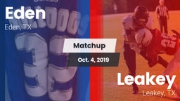 Matchup: Eden vs. Leakey  2019