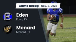 Recap: Eden  vs. Menard  2023