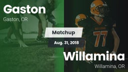 Matchup: Gaston vs. Willamina  2018