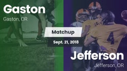 Matchup: Gaston vs. Jefferson  2018