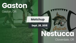 Matchup: Gaston vs. Nestucca  2018