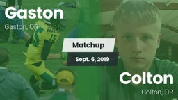 Matchup: Gaston vs. Colton  2019