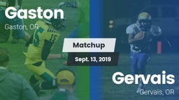 Matchup: Gaston vs. Gervais  2019
