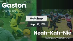 Matchup: Gaston vs. Neah-Kah-Nie  2019