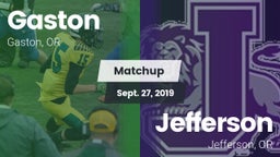 Matchup: Gaston vs. Jefferson  2019