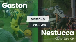 Matchup: Gaston vs. Nestucca  2019