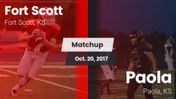 Matchup: Fort Scott vs. Paola  2017