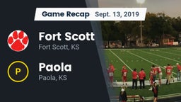 Recap: Fort Scott  vs. Paola  2019