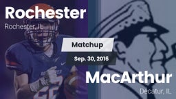 Matchup: Rochester High vs. MacArthur  2016