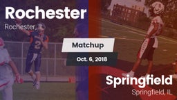 Matchup: Rochester High vs. Springfield  2018
