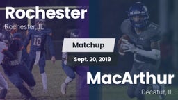 Matchup: Rochester High vs. MacArthur  2019