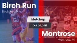 Matchup: Birch Run vs. Montrose  2017
