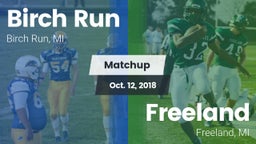 Matchup: Birch Run vs. Freeland  2018