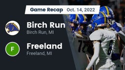 Recap: Birch Run  vs. Freeland  2022