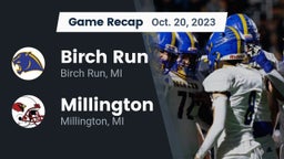 Recap: Birch Run  vs. Millington  2023