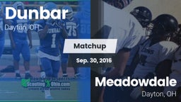 Matchup: Dunbar vs. Meadowdale  2016