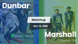 Matchup: Dunbar vs. Marshall  2016