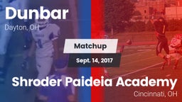 Matchup: Dunbar vs. Shroder Paideia Academy  2017