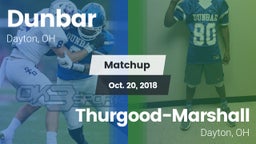 Matchup: Dunbar vs. Thurgood-Marshall  2018