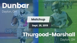 Matchup: Dunbar vs. Thurgood-Marshall  2019
