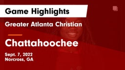 Greater Atlanta Christian  vs Chattahoochee  Game Highlights - Sept. 7, 2022