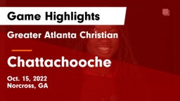Greater Atlanta Christian  vs Chattachooche Game Highlights - Oct. 15, 2022