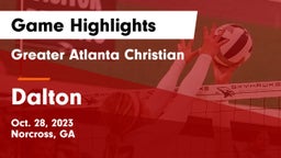 Greater Atlanta Christian  vs Dalton  Game Highlights - Oct. 28, 2023