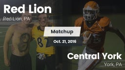 Matchup: Red Lion vs. Central York  2016