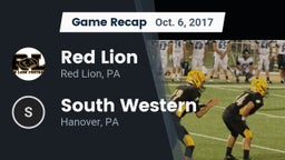 Recap: Red Lion  vs. South Western  2017