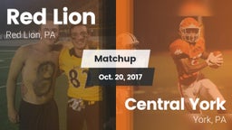 Matchup: Red Lion vs. Central York  2017