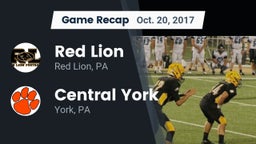 Recap: Red Lion  vs. Central York  2017