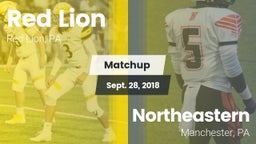 Matchup: Red Lion vs. Northeastern  2018