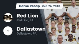 Recap: Red Lion  vs. Dallastown  2018