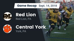 Recap: Red Lion  vs. Central York  2018
