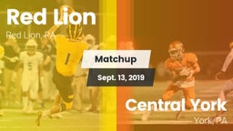 Matchup: Red Lion vs. Central York  2019